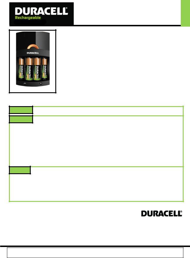 Duracell CEF14NC User Manual