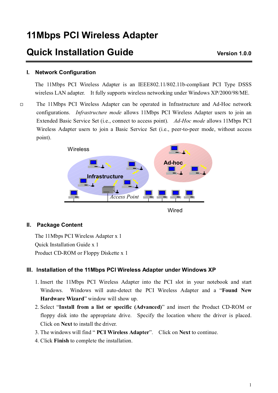 Z Com 06260 Installation guide