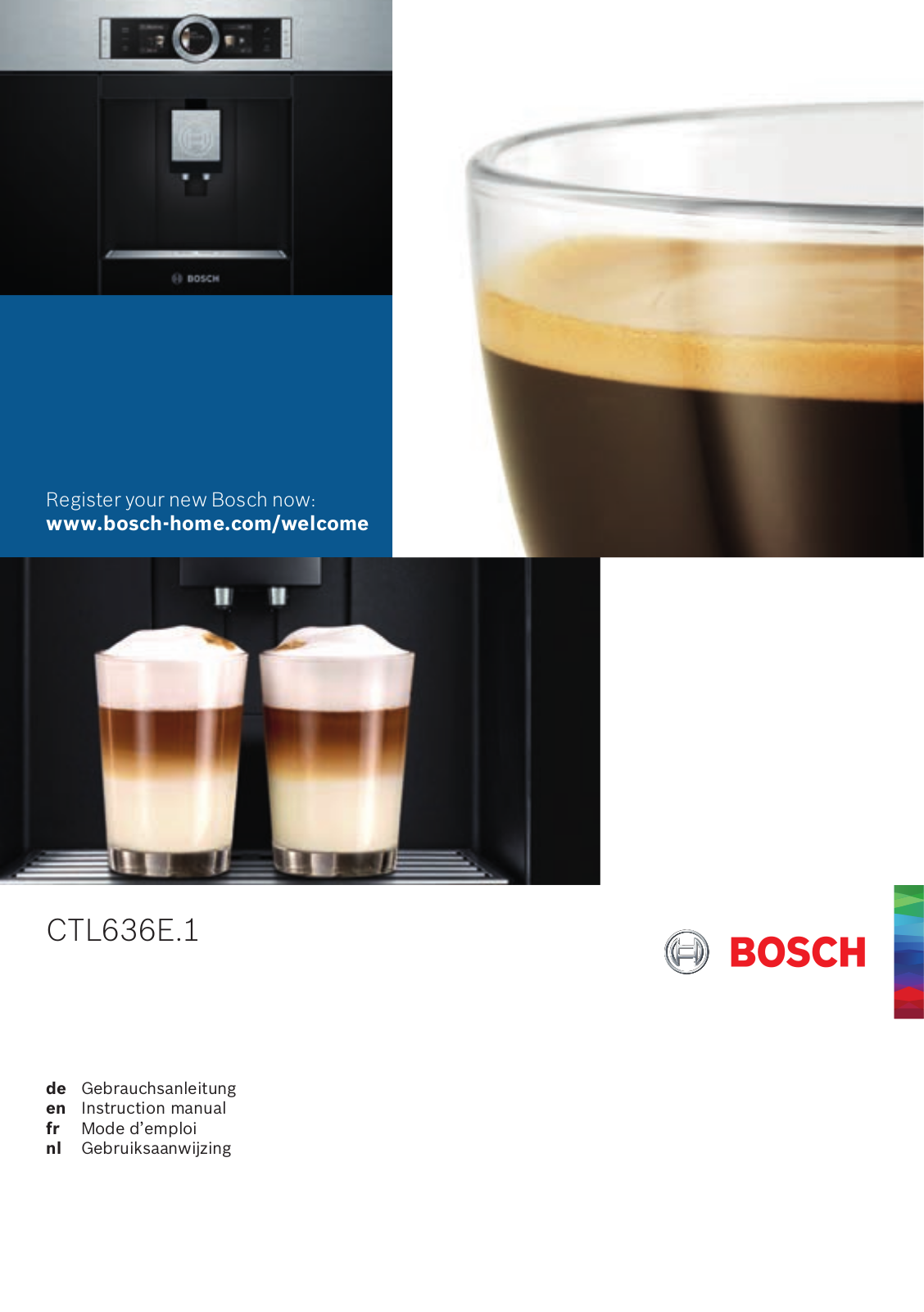 Bosch CTL636E.1 User Guide