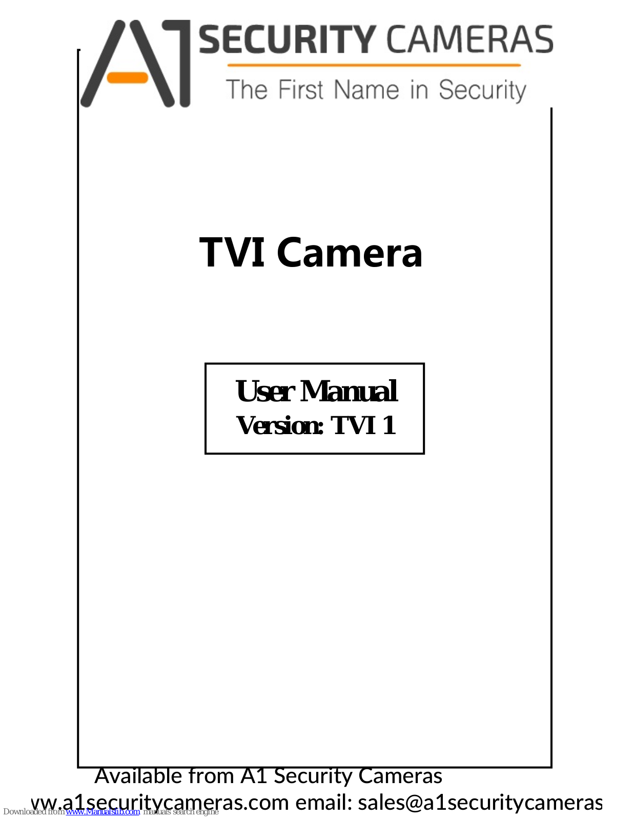 LTS Security CMHT2322-A User Manual - ManualMachine.com