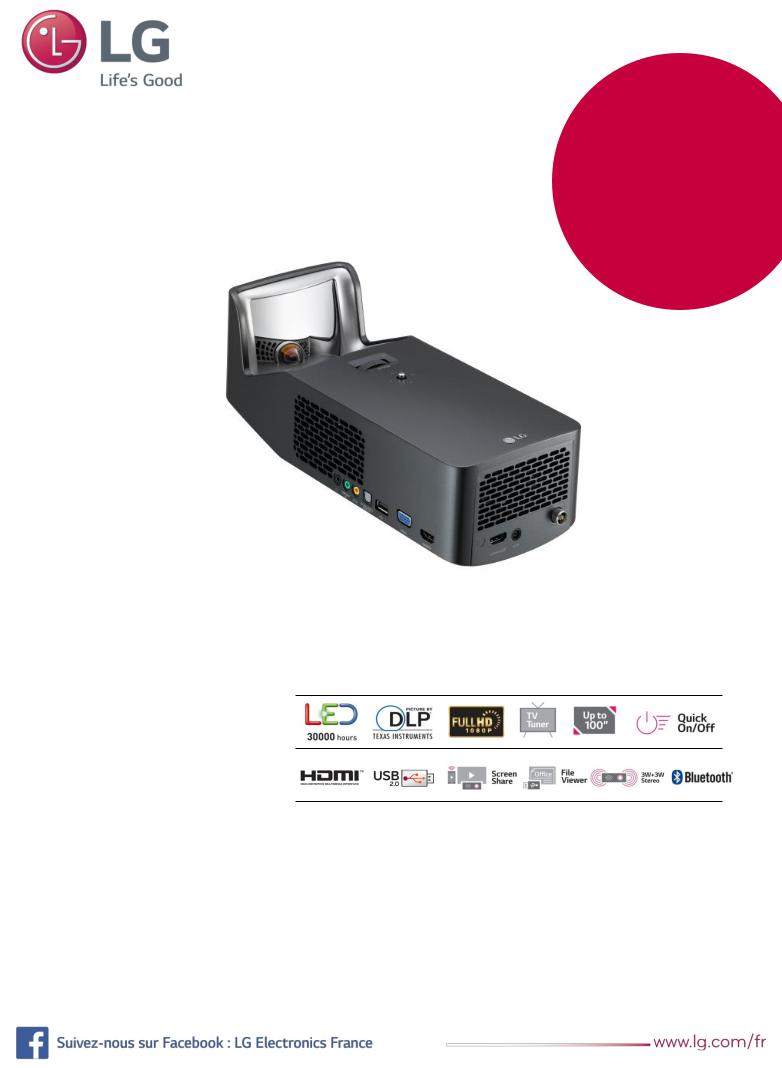 LG PF1000U product sheet