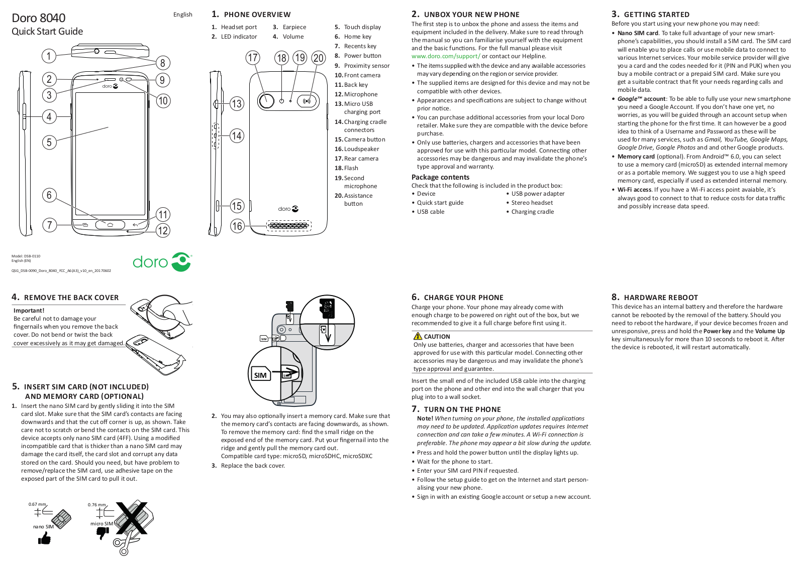 Doro DSB0090 User Manual