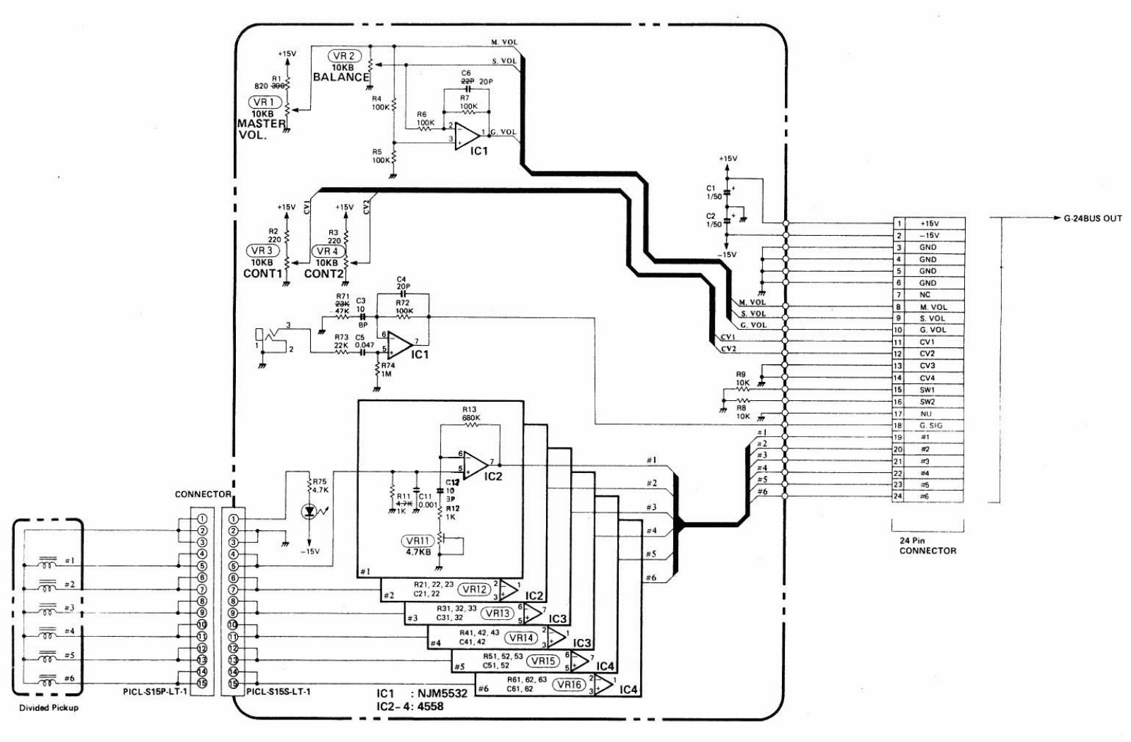 Roland gk 1 schematic