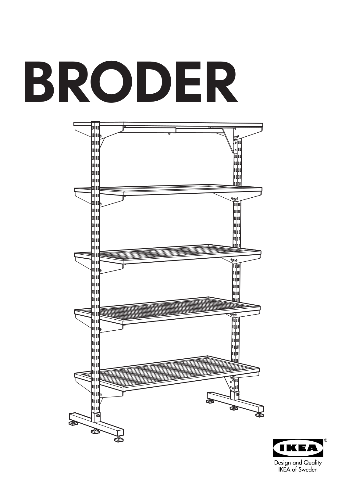 IKEA BRODER T-FOOT/BRACE 23 