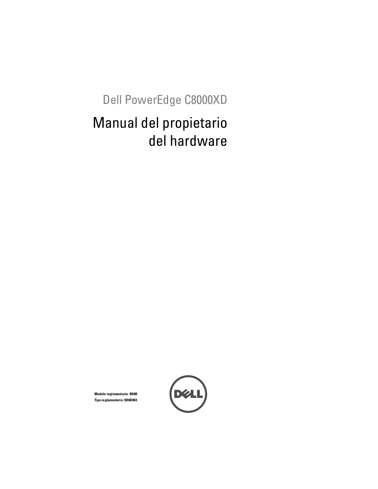 Dell PowerEdge C8000 User Manual