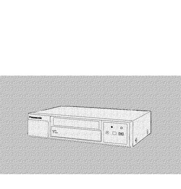 Panasonic AG-TL500B User Manual