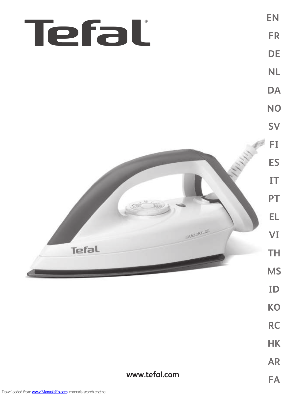 TEFAL EASYDRY 20 Instruction - ManualMachine.com