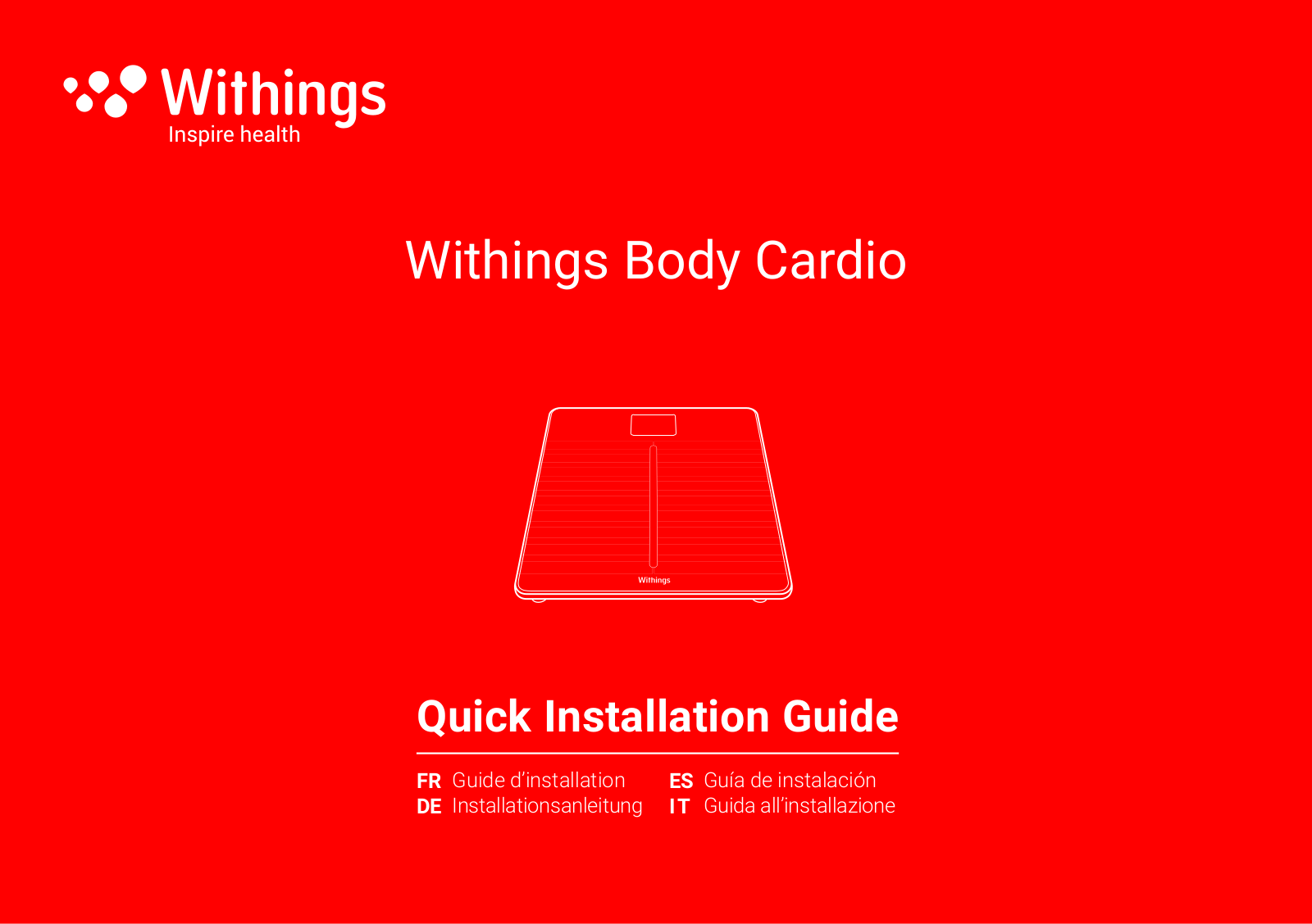 Withings WBS04 Users Manual