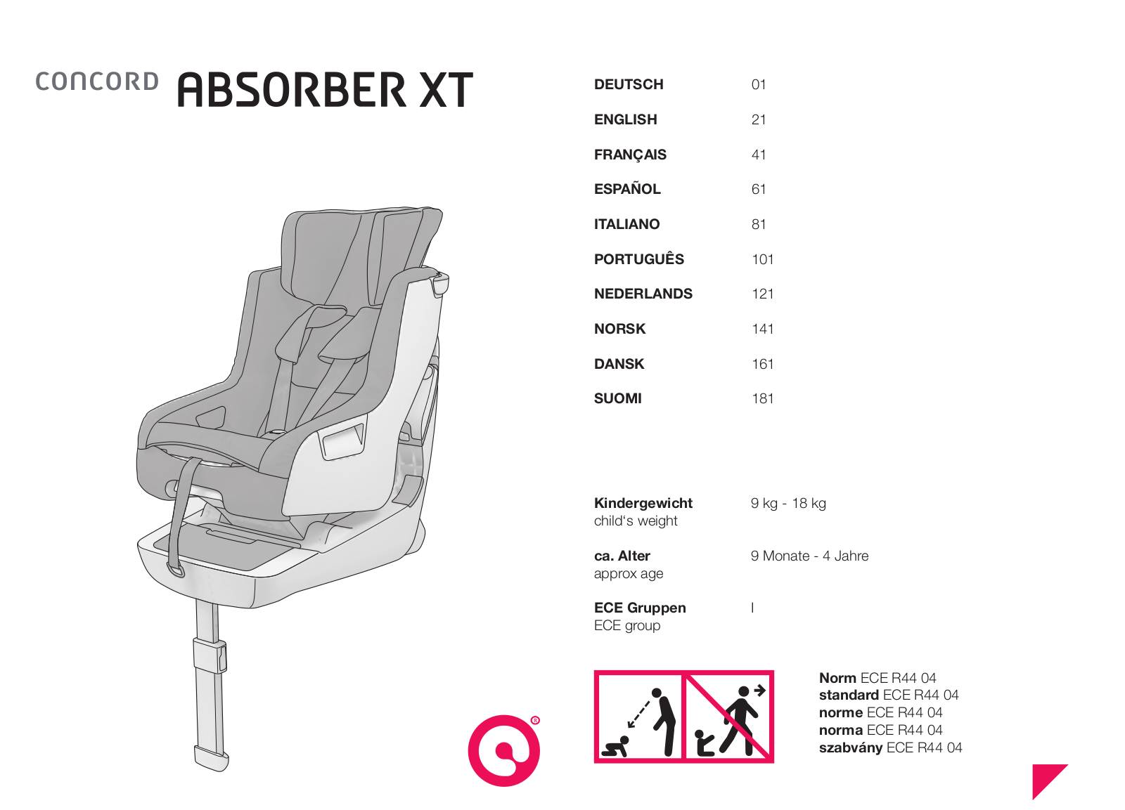 Concord ABSORBER XT User Manual