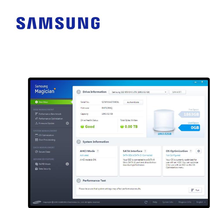 Samsung Magician v4.9.5 Introduction and Installation Guide