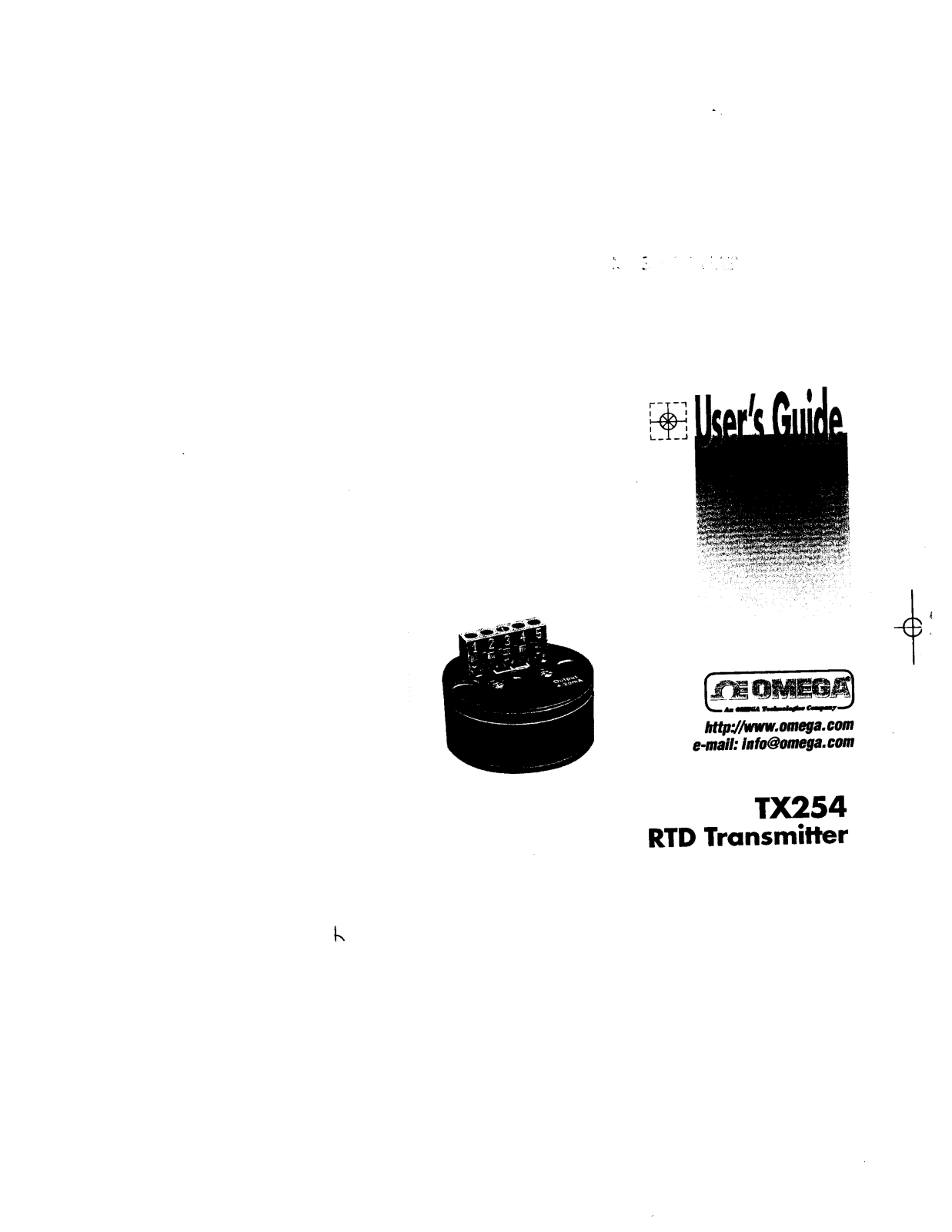 Omega TX254 User guide - ManualMachine.com