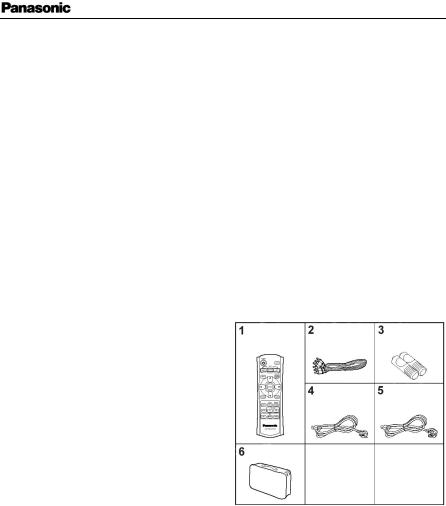 Panasonic PT-AE200E, PT-AE300E User Manual