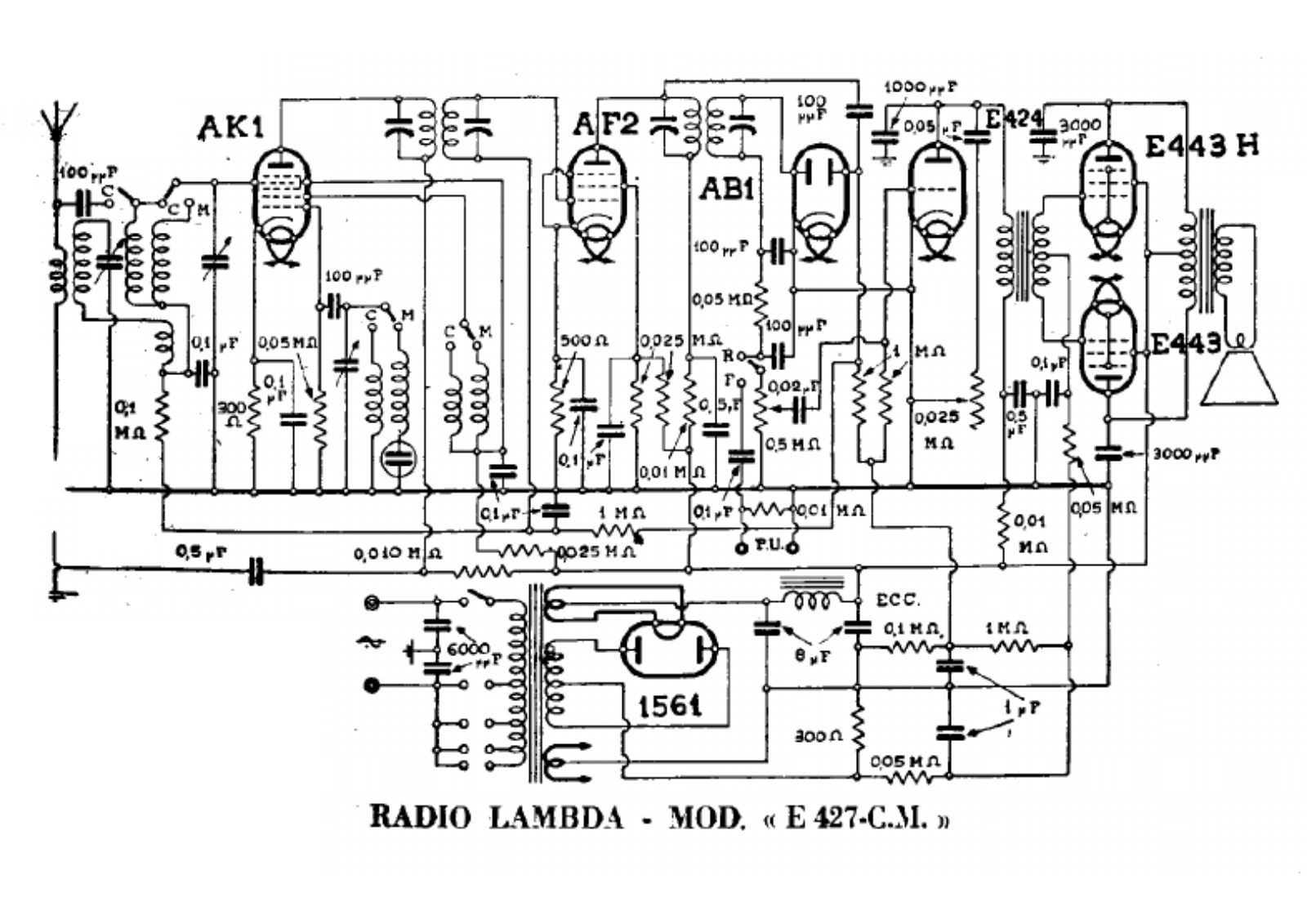 Lambda e427 schematic