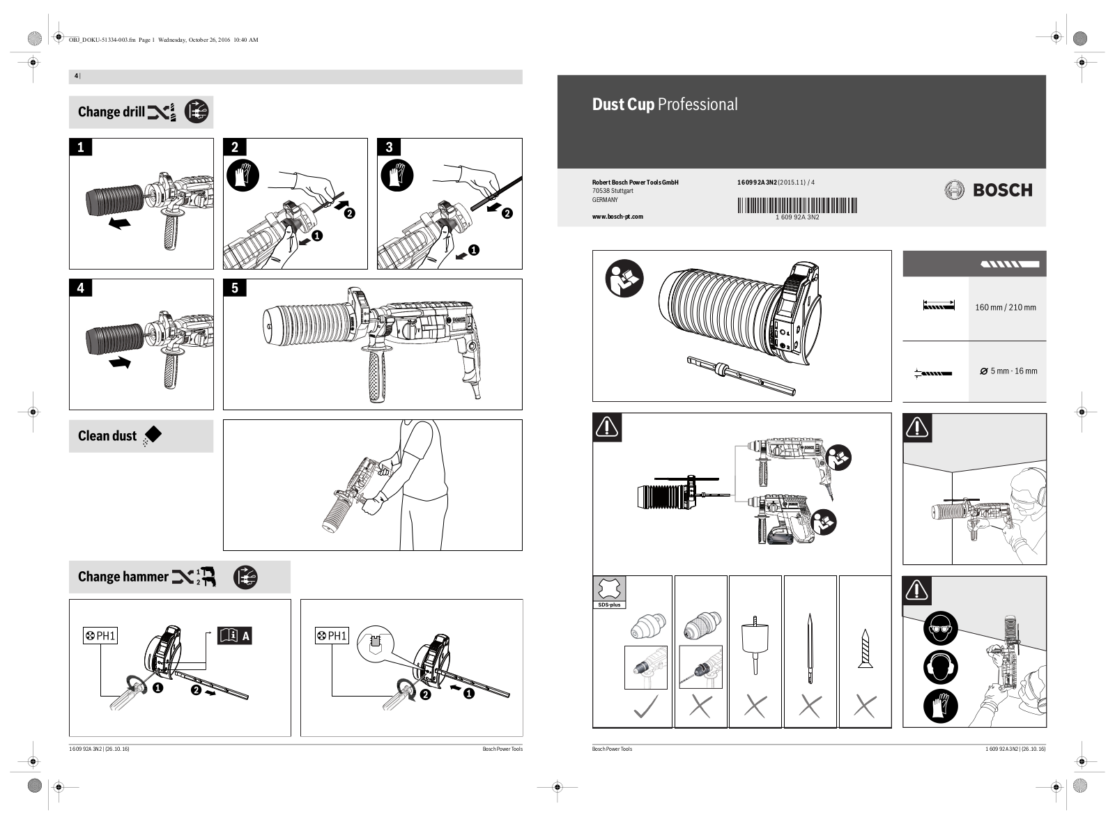 Bosch Dust Cup User Manual