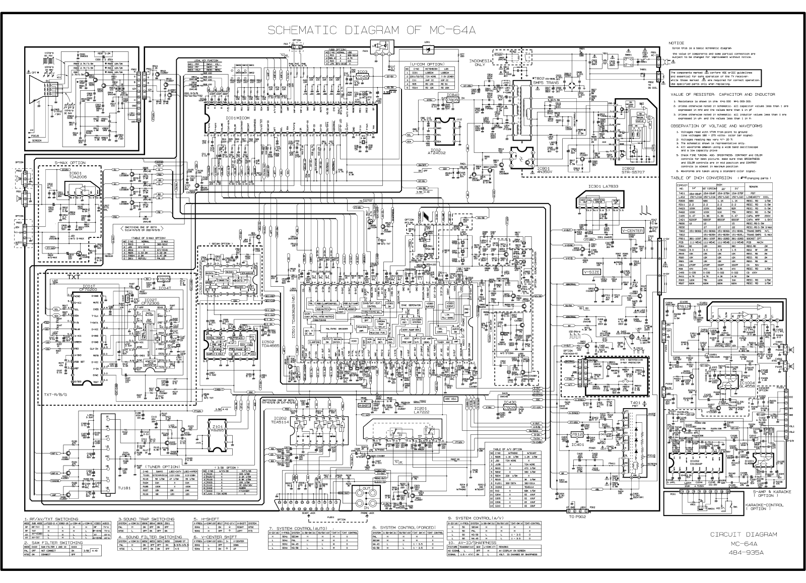 LG CD-21A92K Schematic