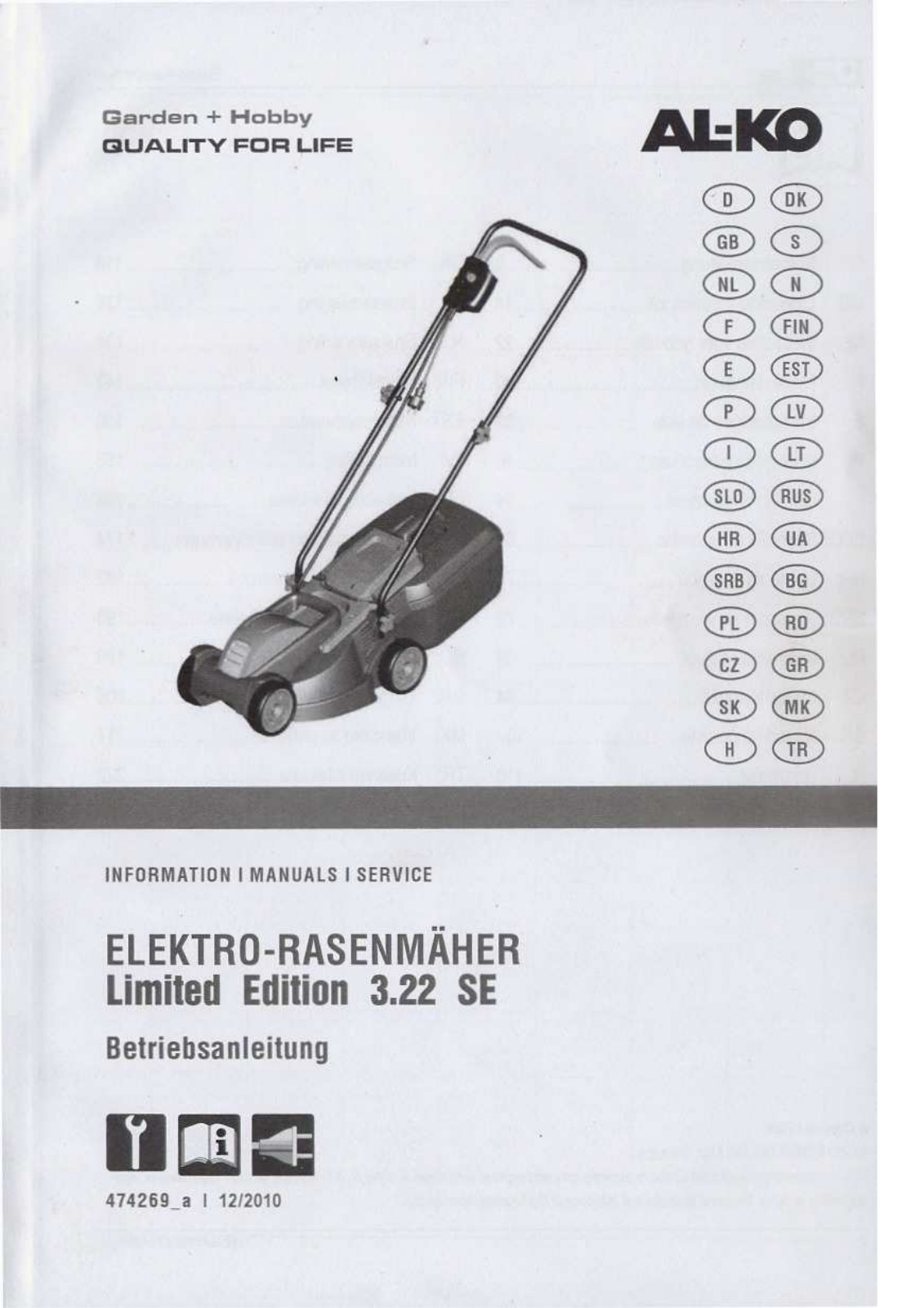 AL-KO 3.22 SE LIMITED EDITION User Manual