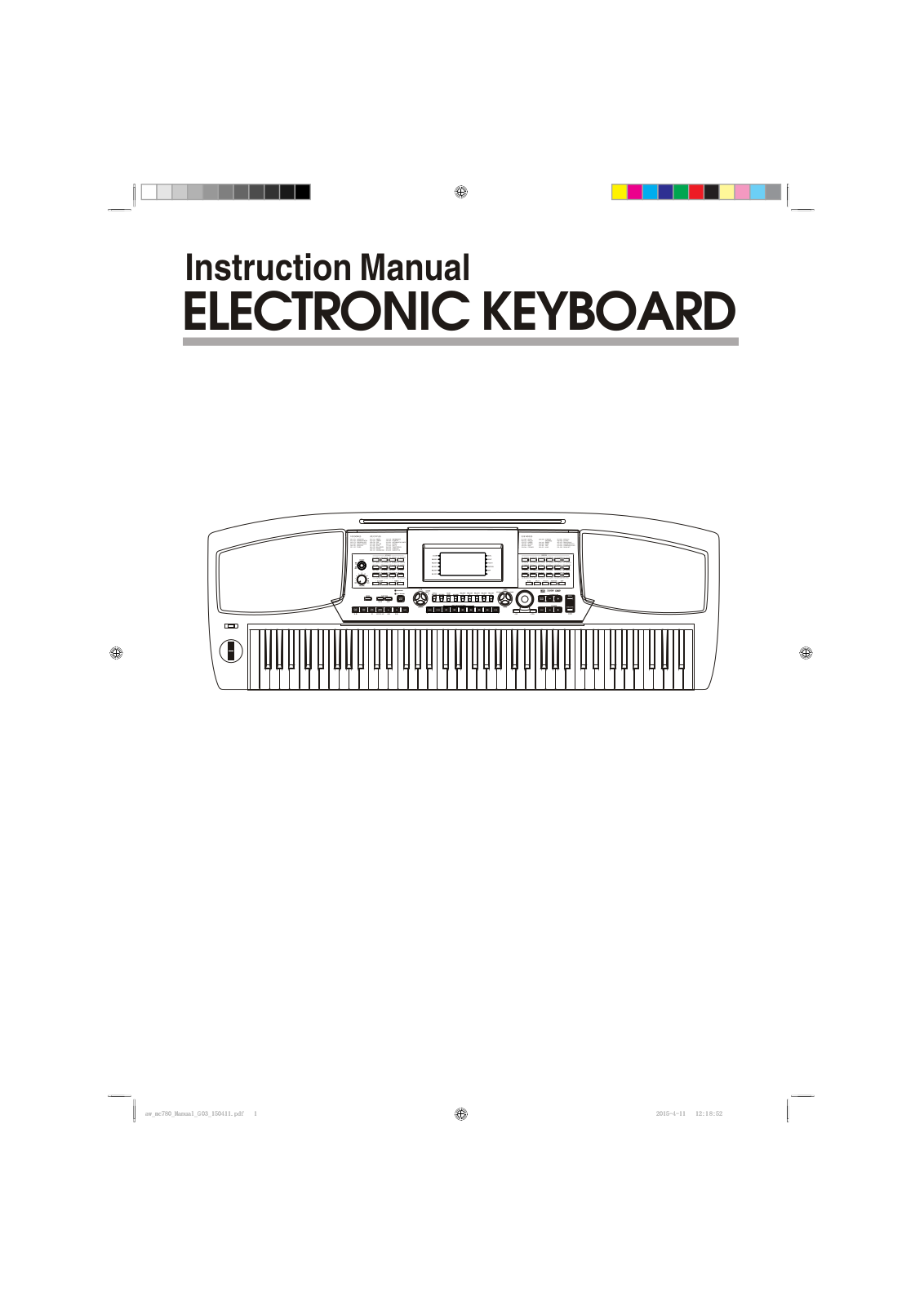 Medeli MC780 User Manual