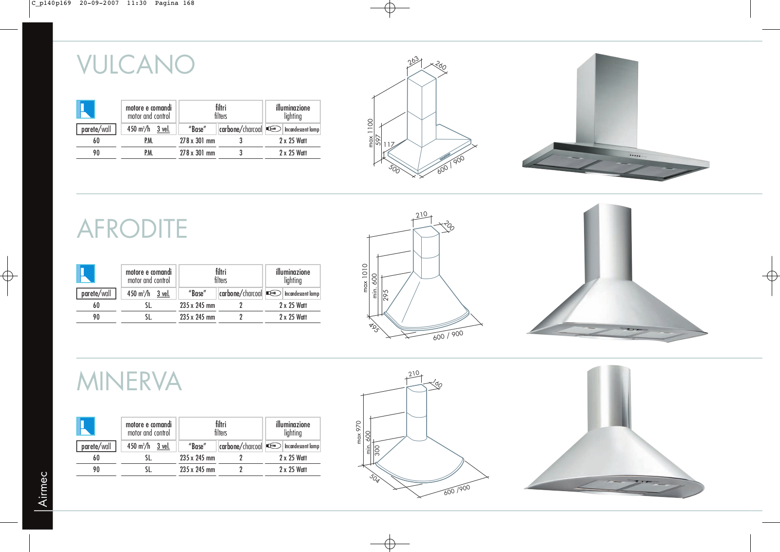 Falmec VULCANO 90 IX User Manual