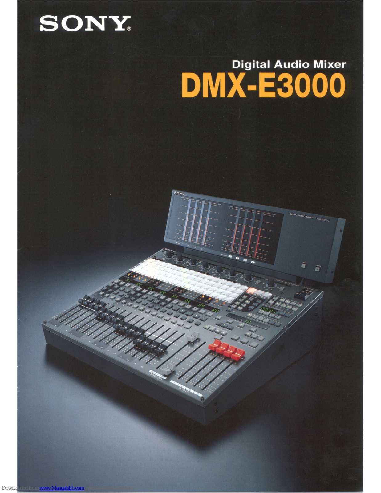 Sony DMX-E3000 Brochure & Specs