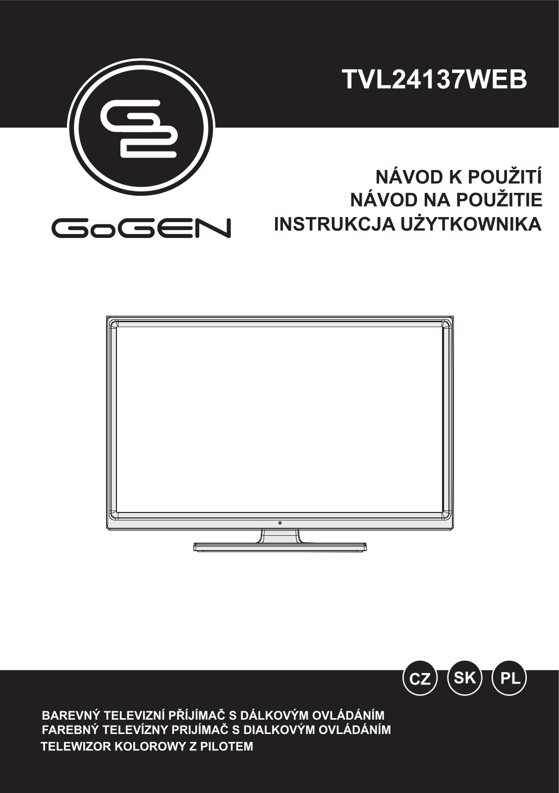 GoGEN TVL 24137 WEB User Manual