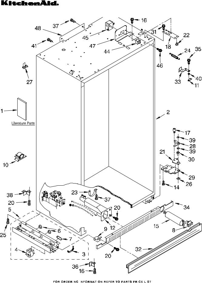 KitchenAid KSSS48FMX00 Parts List