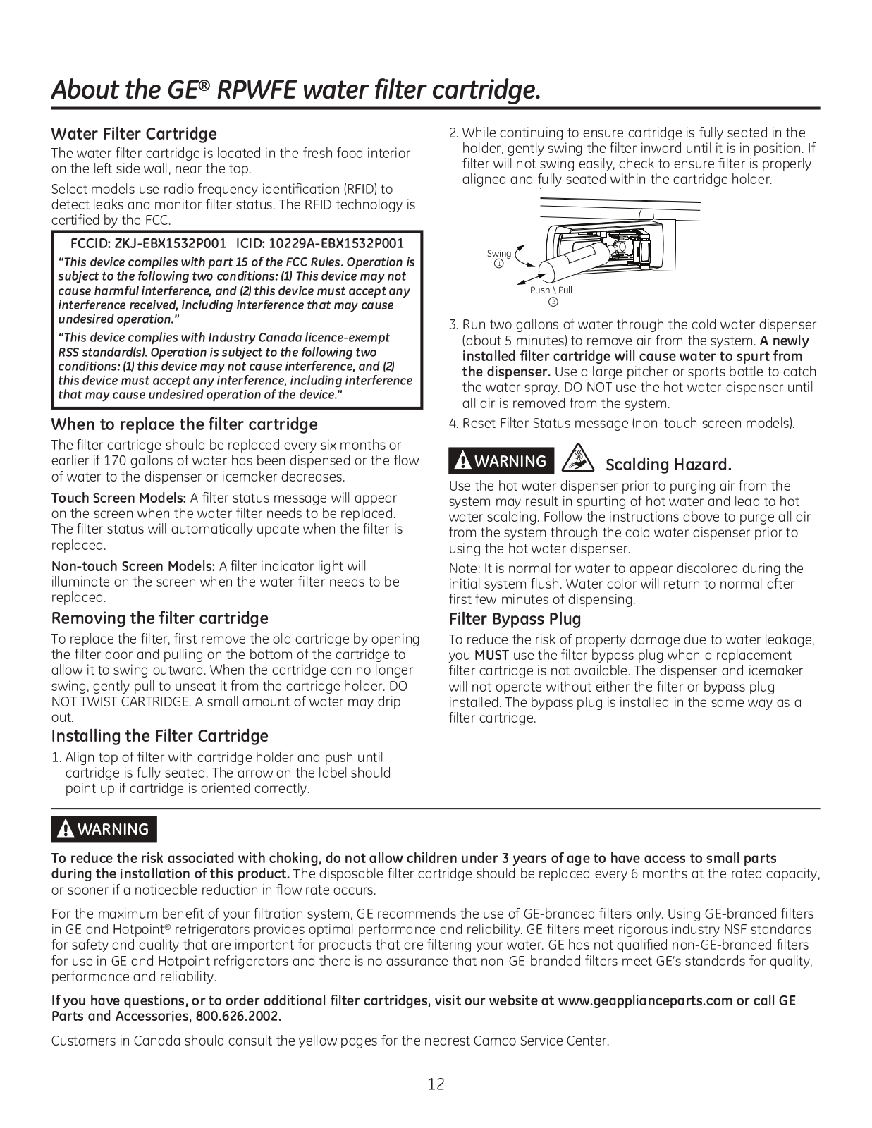 Haier US Appliance Solutions EBX1532P001 User Manual