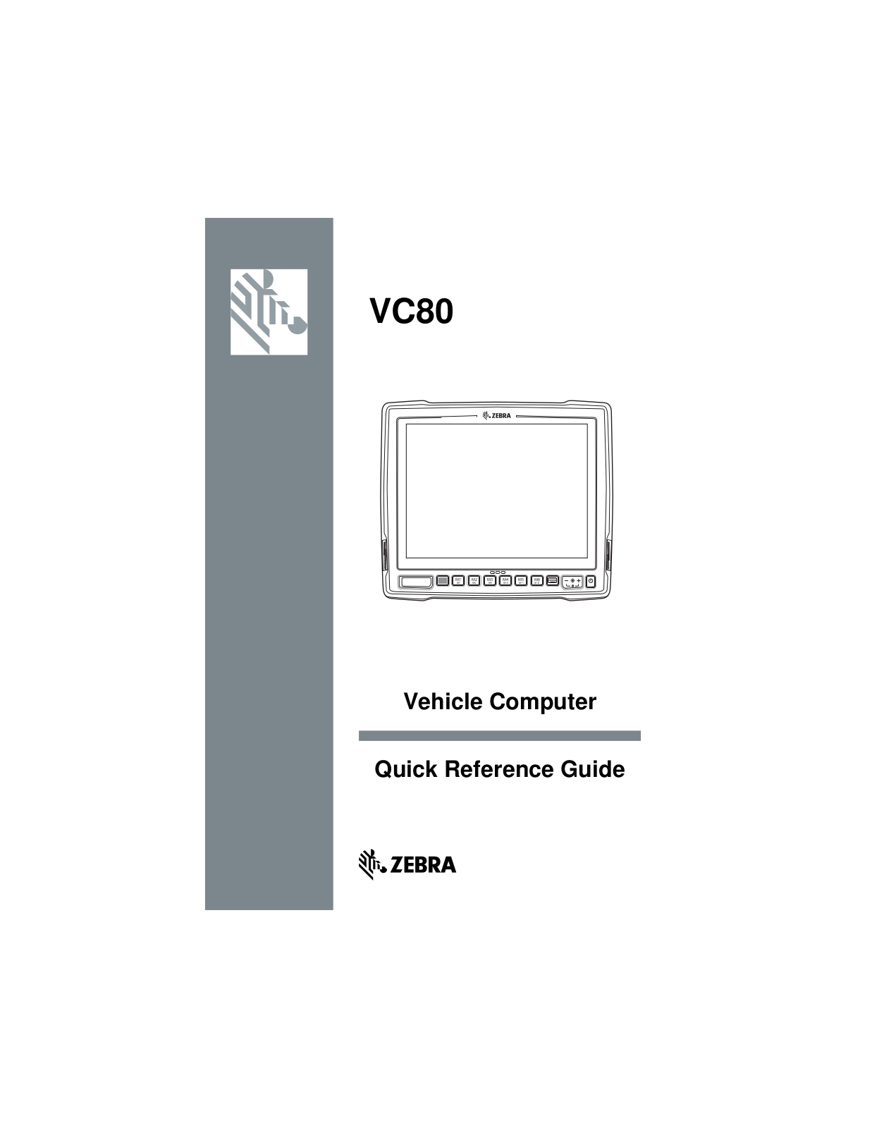 Zebra Technologies VC80 Users manual