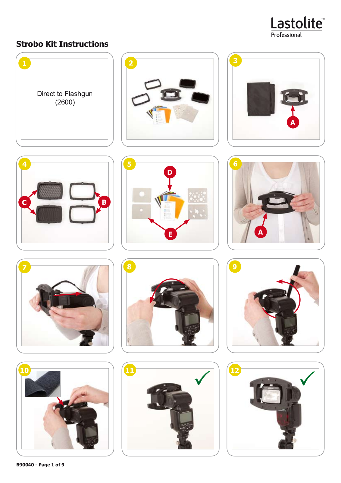 Lastolite B90040 User Manual