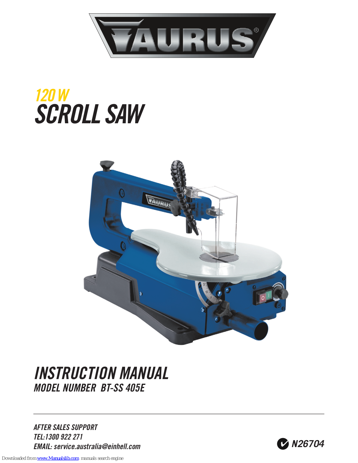 Taurus bt-ss 405e Instruction Manual