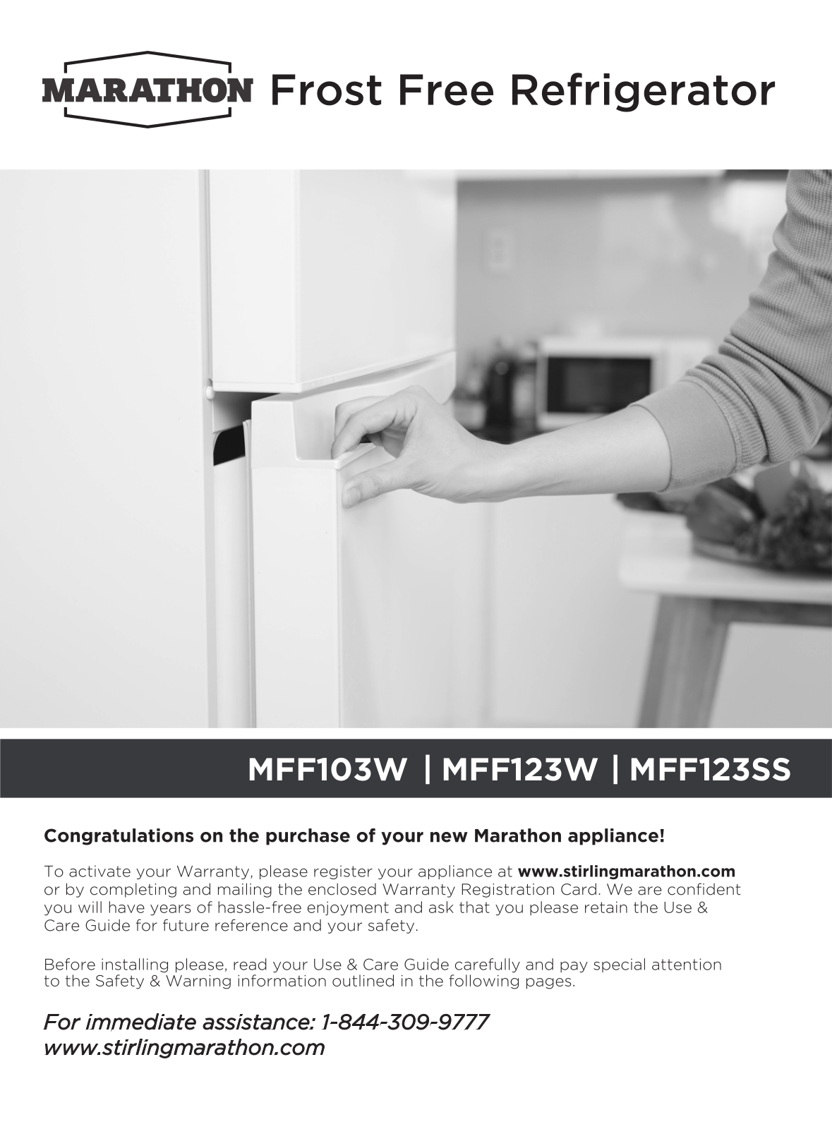 MARATHON MFF103W, MFF123SS, MFF123W User guide - ManualMachine.com