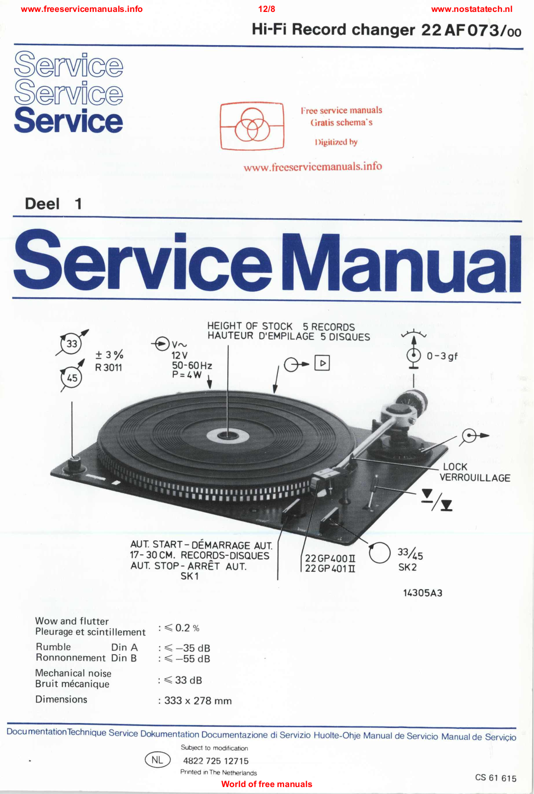 Philips _22af073_00_full Datasheet - ManualMachine.com
