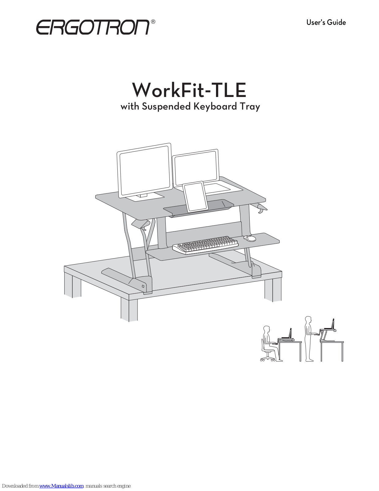 Ergotron WorkFit-TLE User Manual - ManualMachine.com