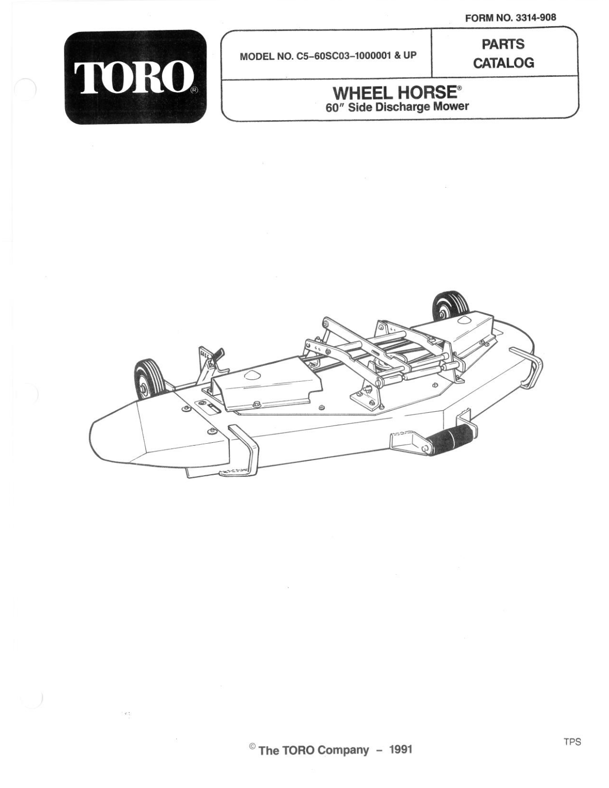 Toro C5-60SC03 Parts Catalogue