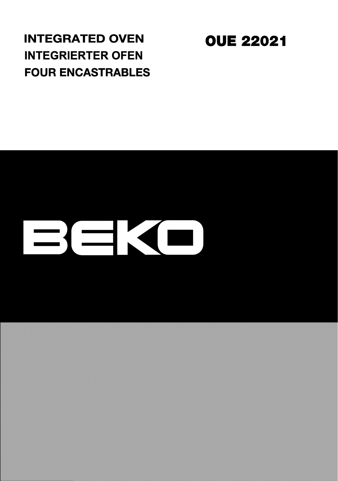 Beko OUE 22021 Manual