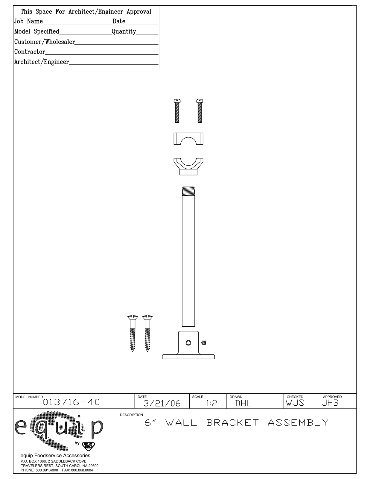 T & S Brass & Bronze Works 013716-40 General Manual