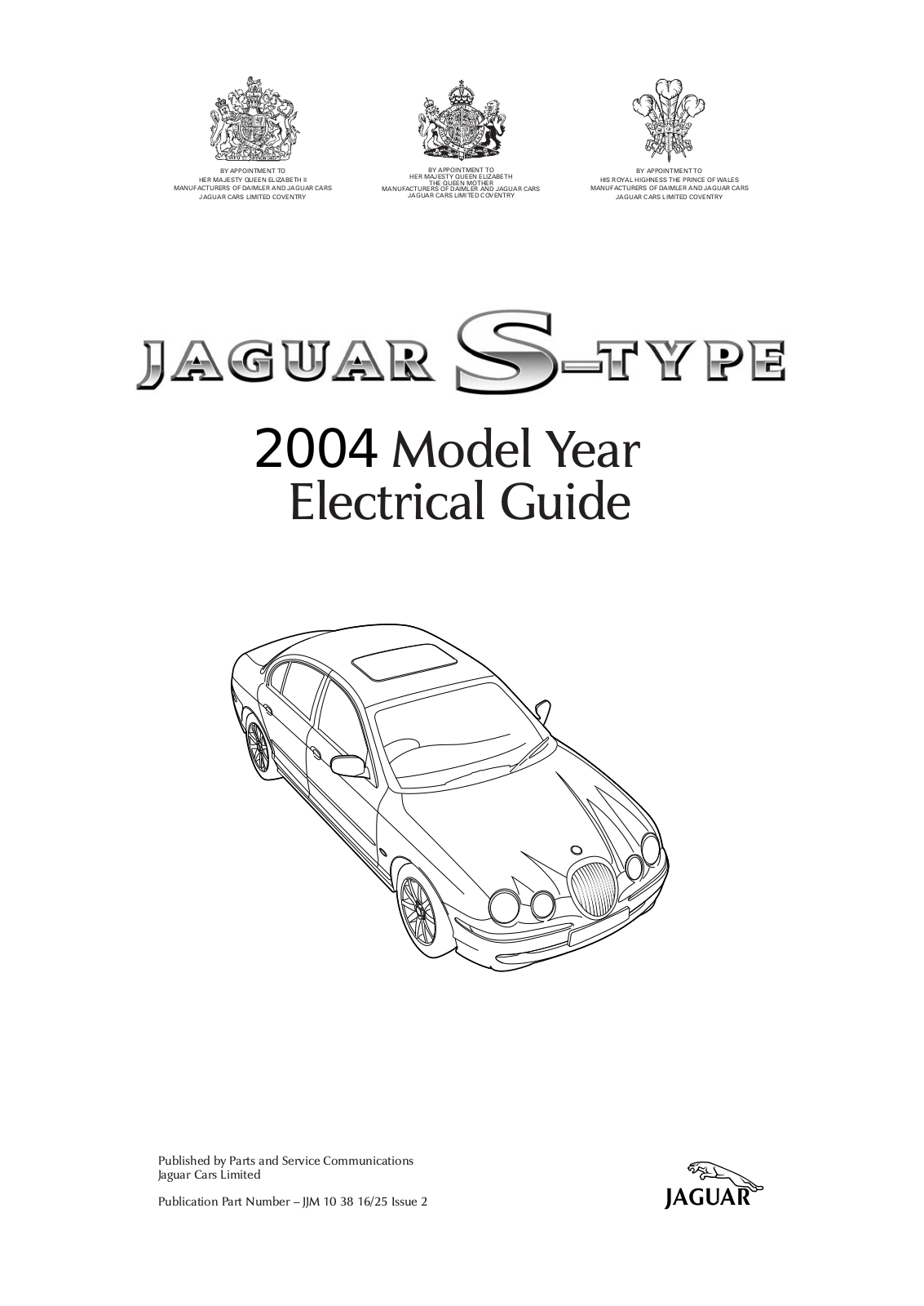 Jaguar S-TYPE 2004 User Manual