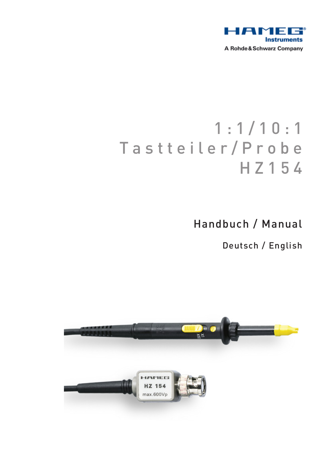 Rohde & Schwarz H Z 1 5 4 User Manual