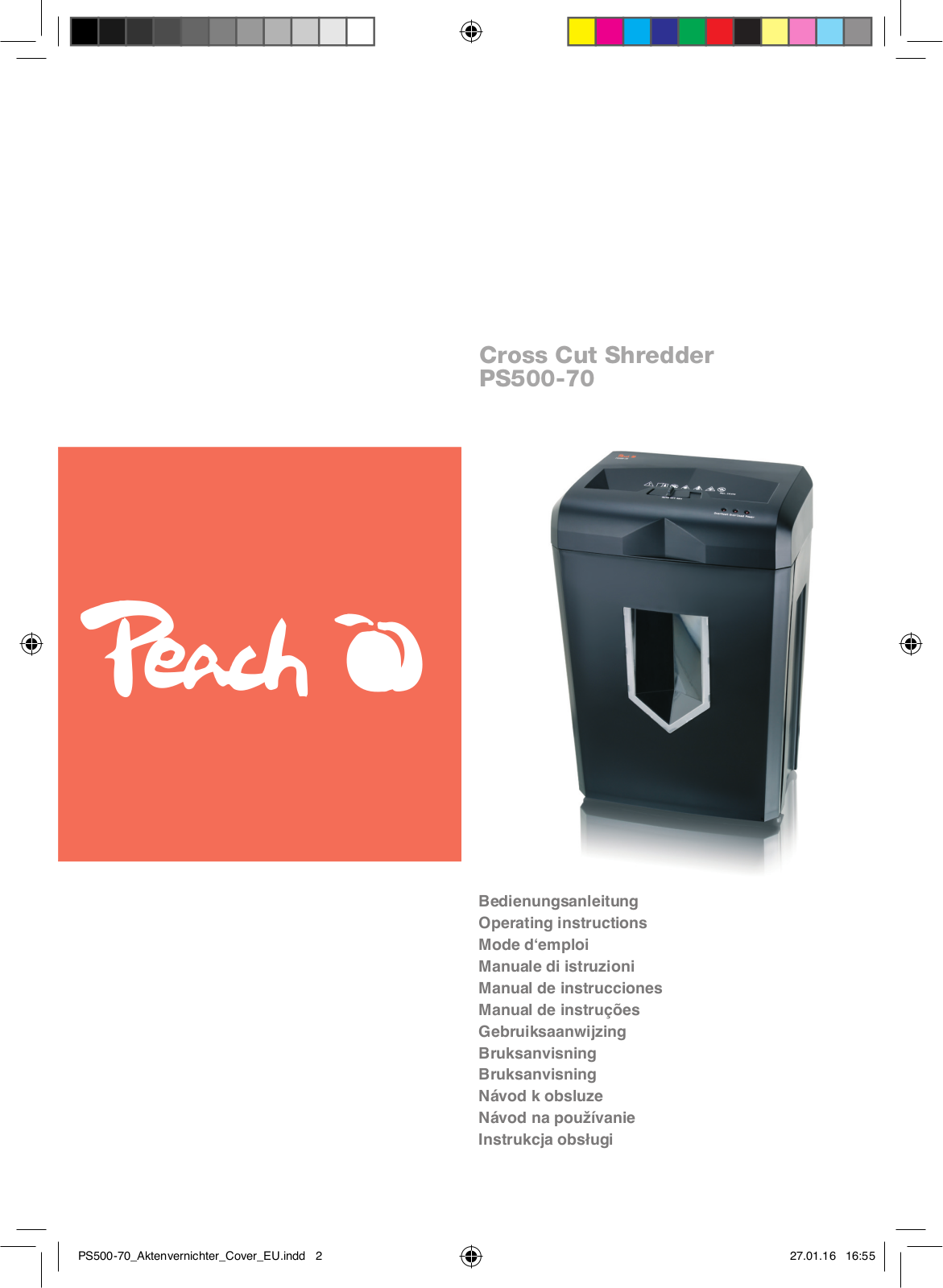 Peach PS500-70 User Manual - ManualMachine.com