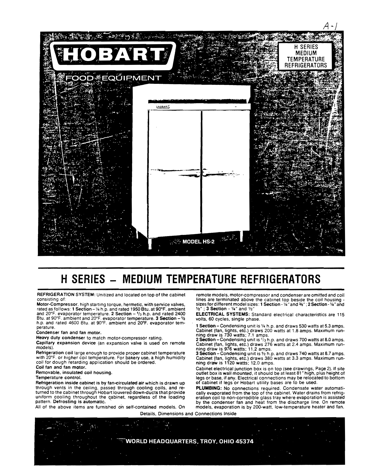 Hobart HA-2 User Manual