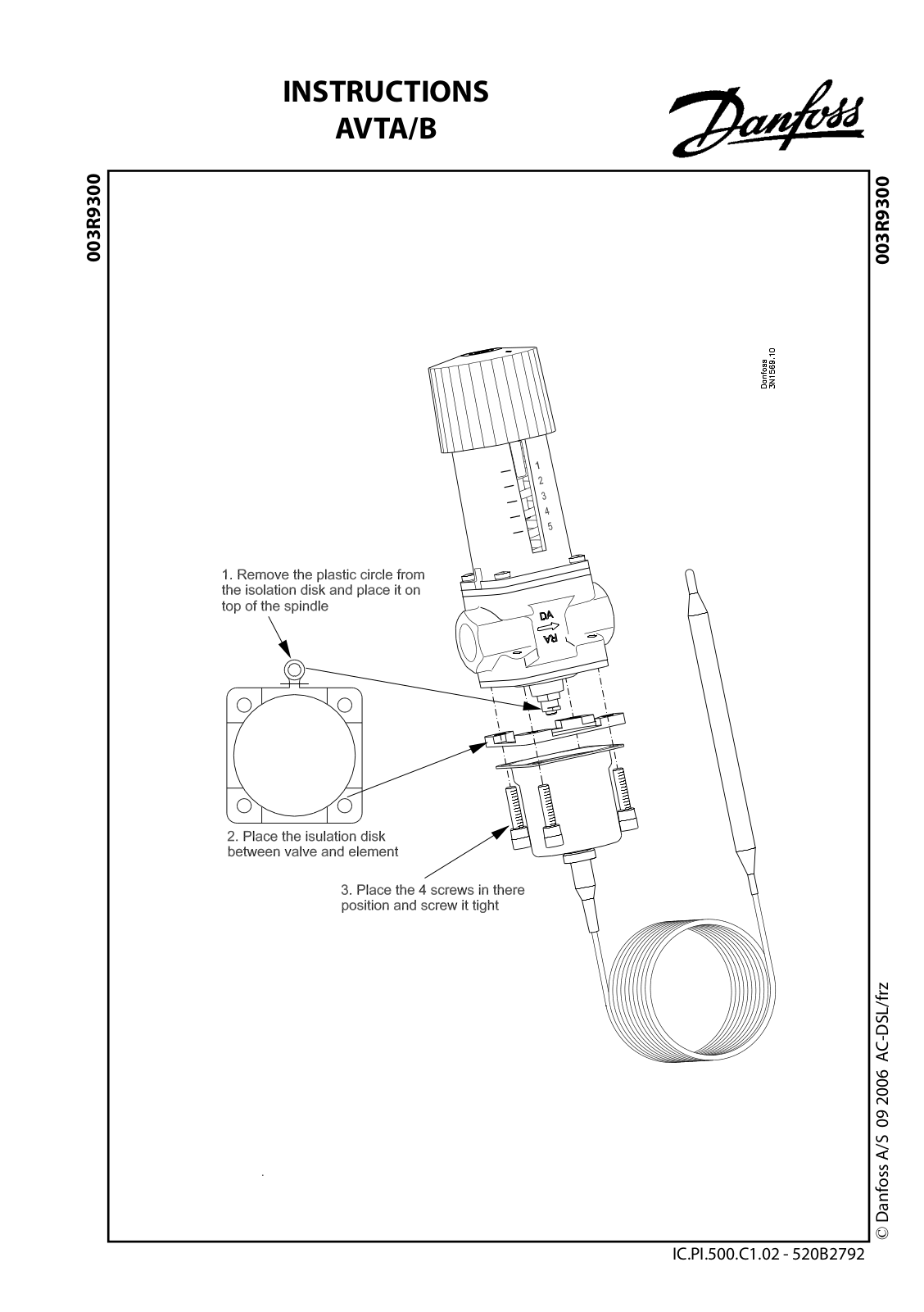 Danfoss AVTA/B Installation guide