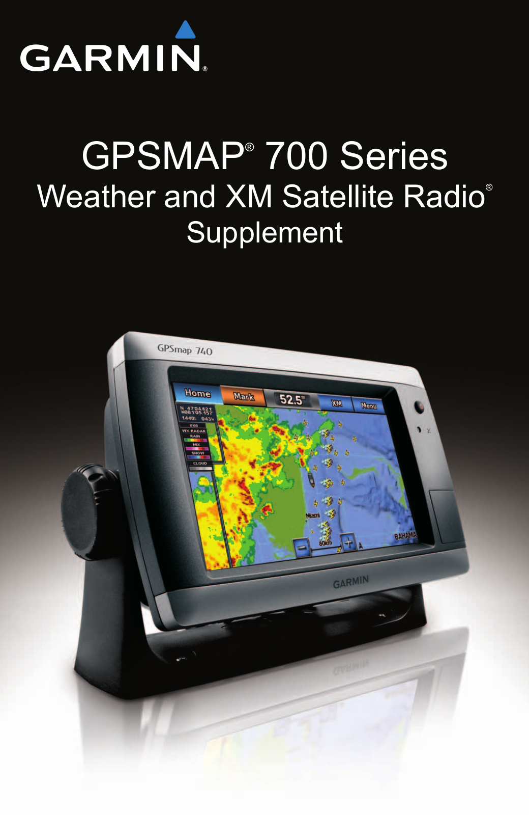 Garmin GPSMAP740s/GMR18HD Bundle, GPSMAP 740s, GPSMAP 740, GPSMAP 720s, GPSMAP 720 User Manual