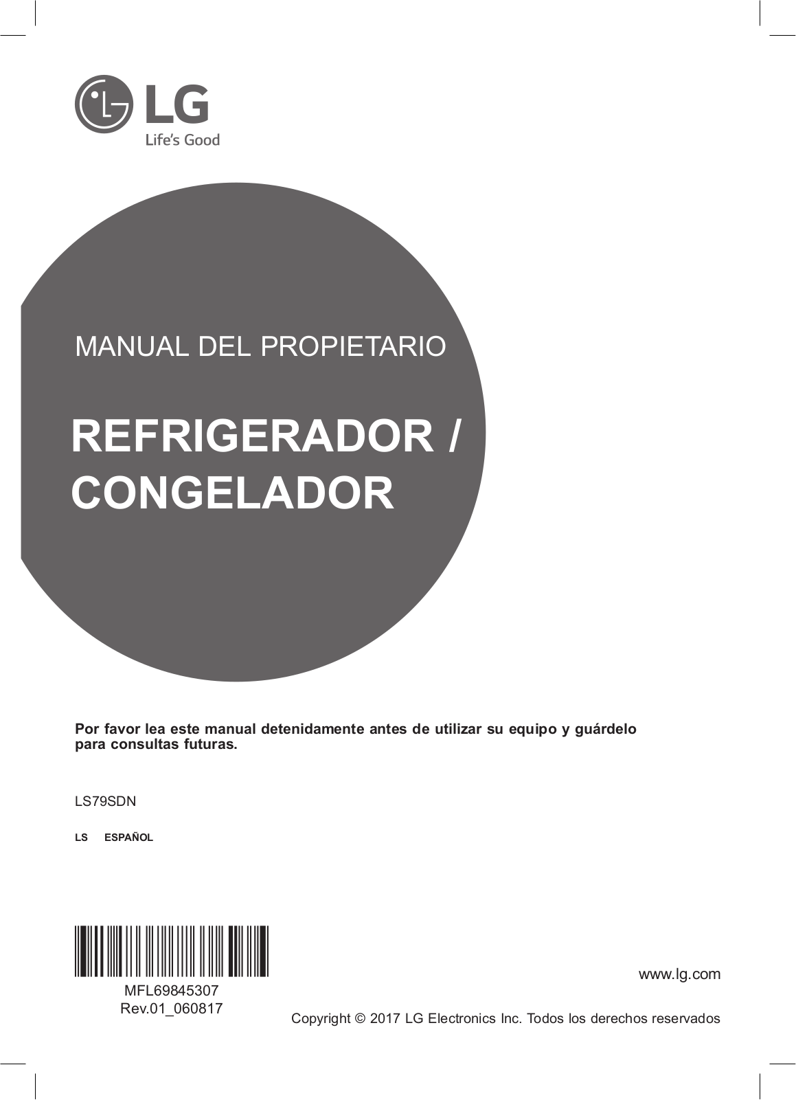 LG LS79SDN Owner's Manual