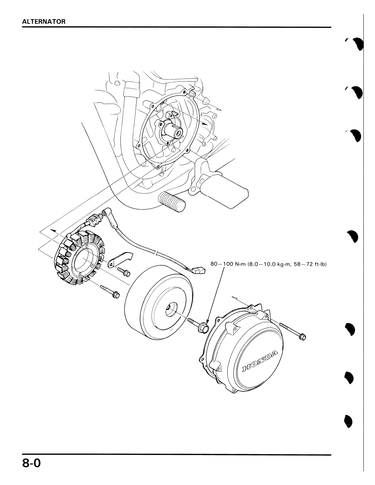 Honda VF700C Magna 1987 Service Manual 87mag 08