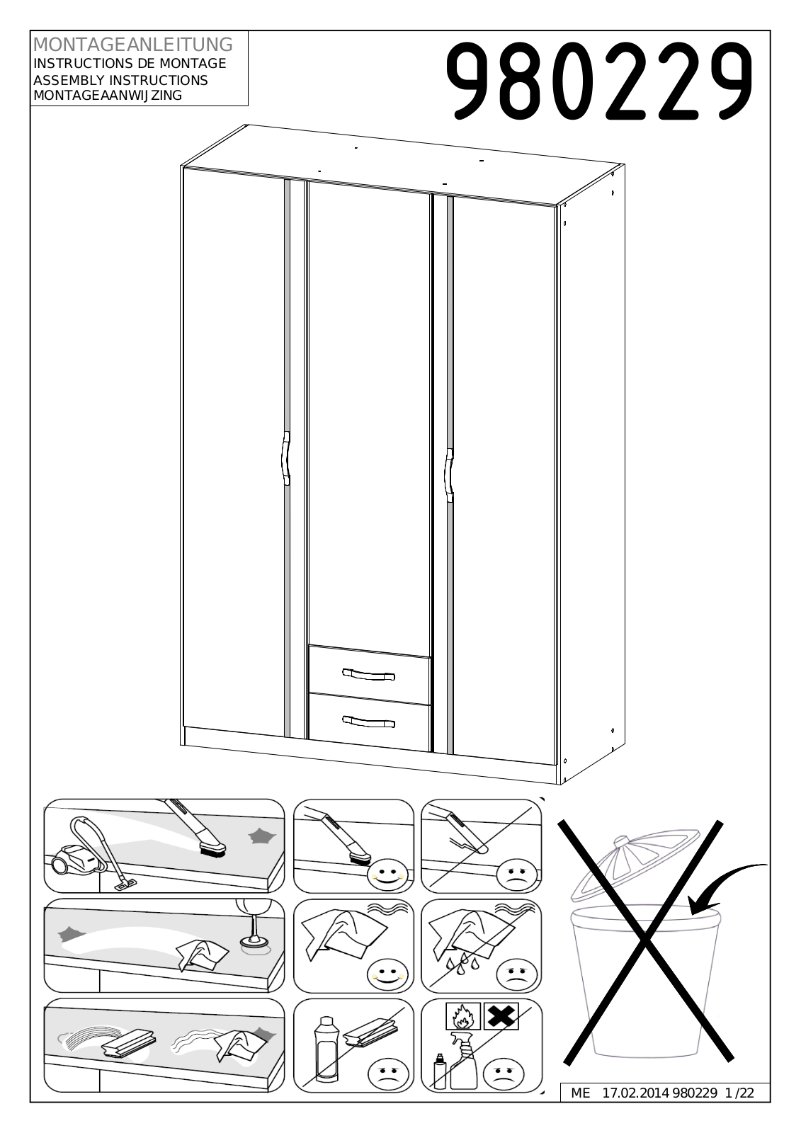 Wimex 980229 Assembly instructions