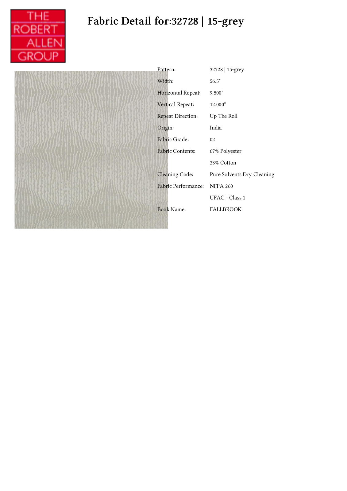 Duralee CRAL6299 Specifications - ManualMachine.com