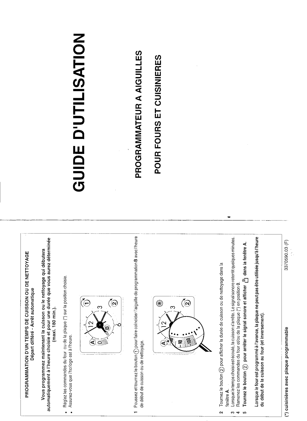 FAURE CFC548W, 605M52R2, 605M52R3 User Manual