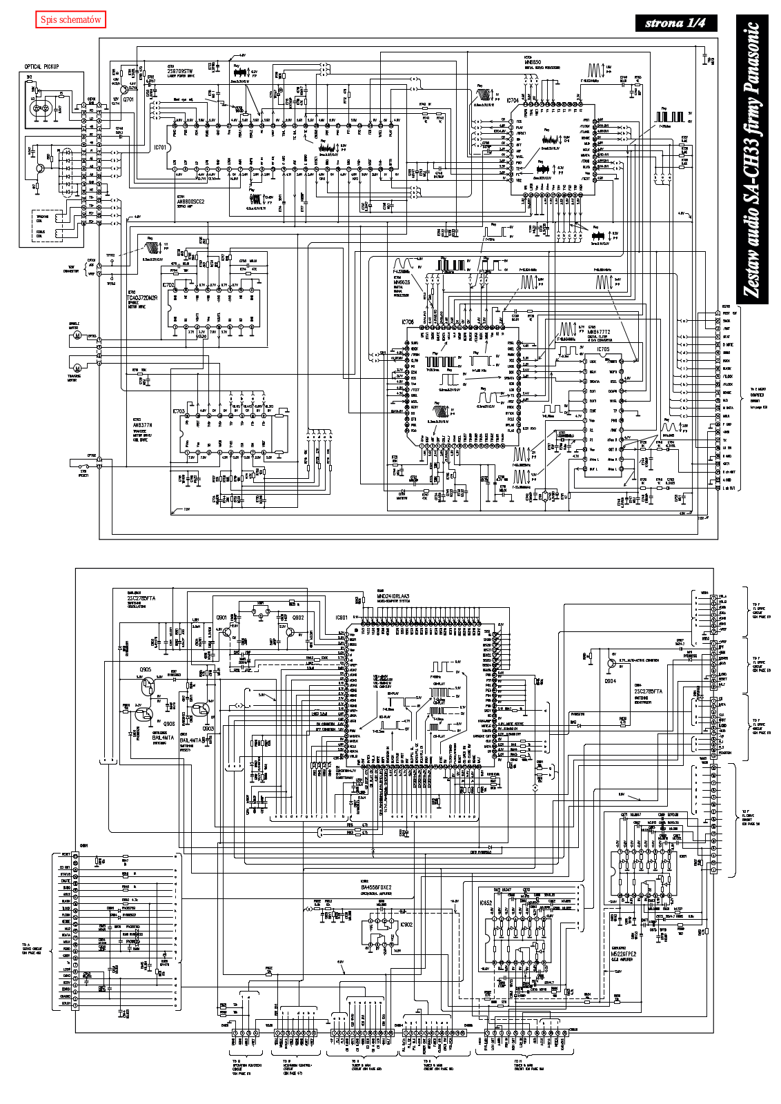 Panasonic SACH-33 Schematic