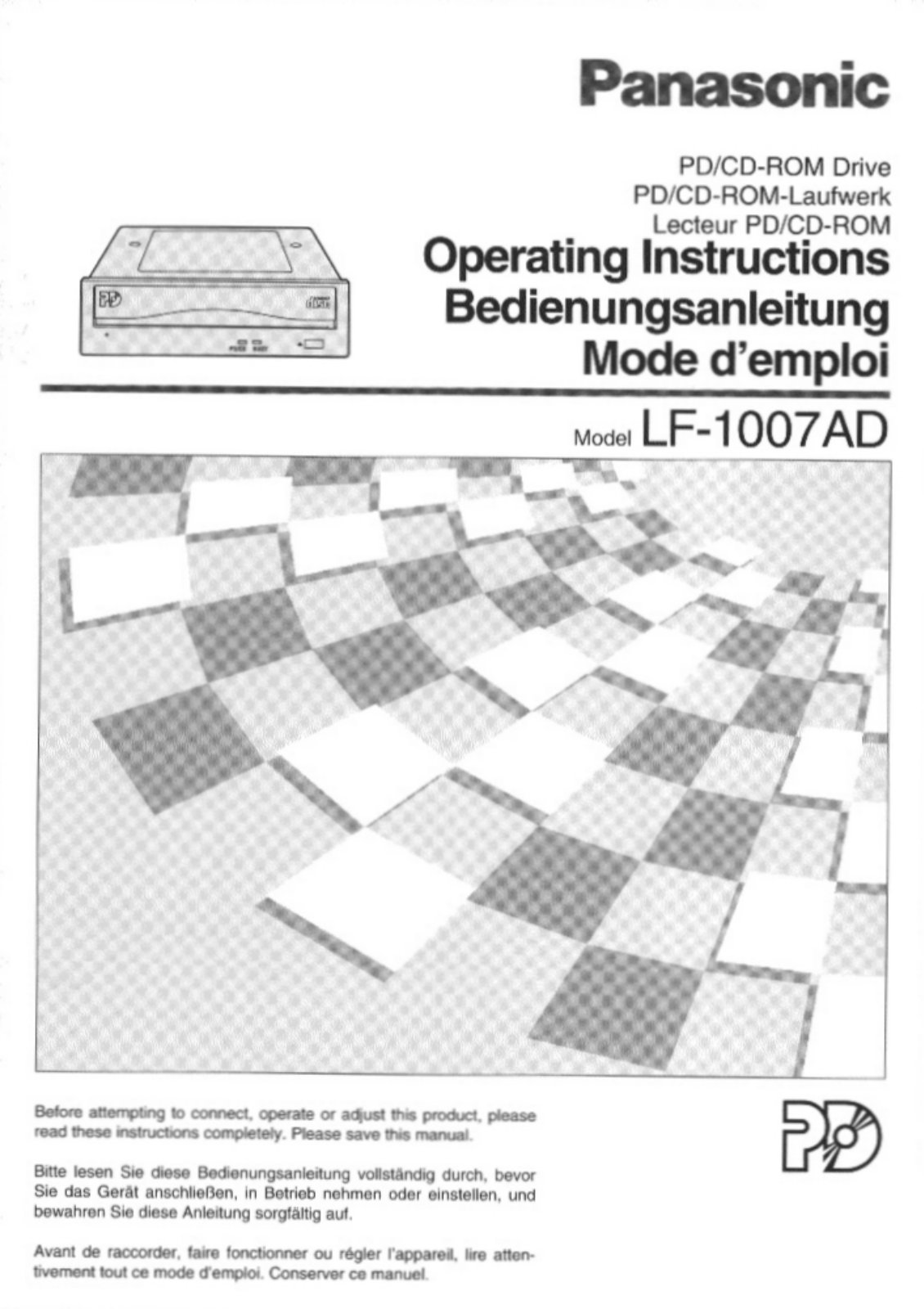 Panasonic LF1007AD User Manual