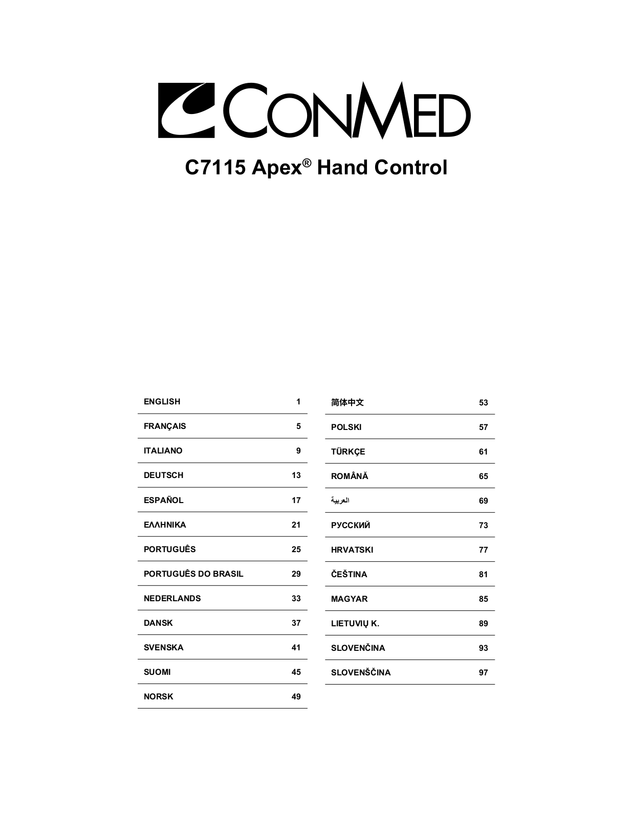 ConMed C7115 User guide - ManualMachine.com