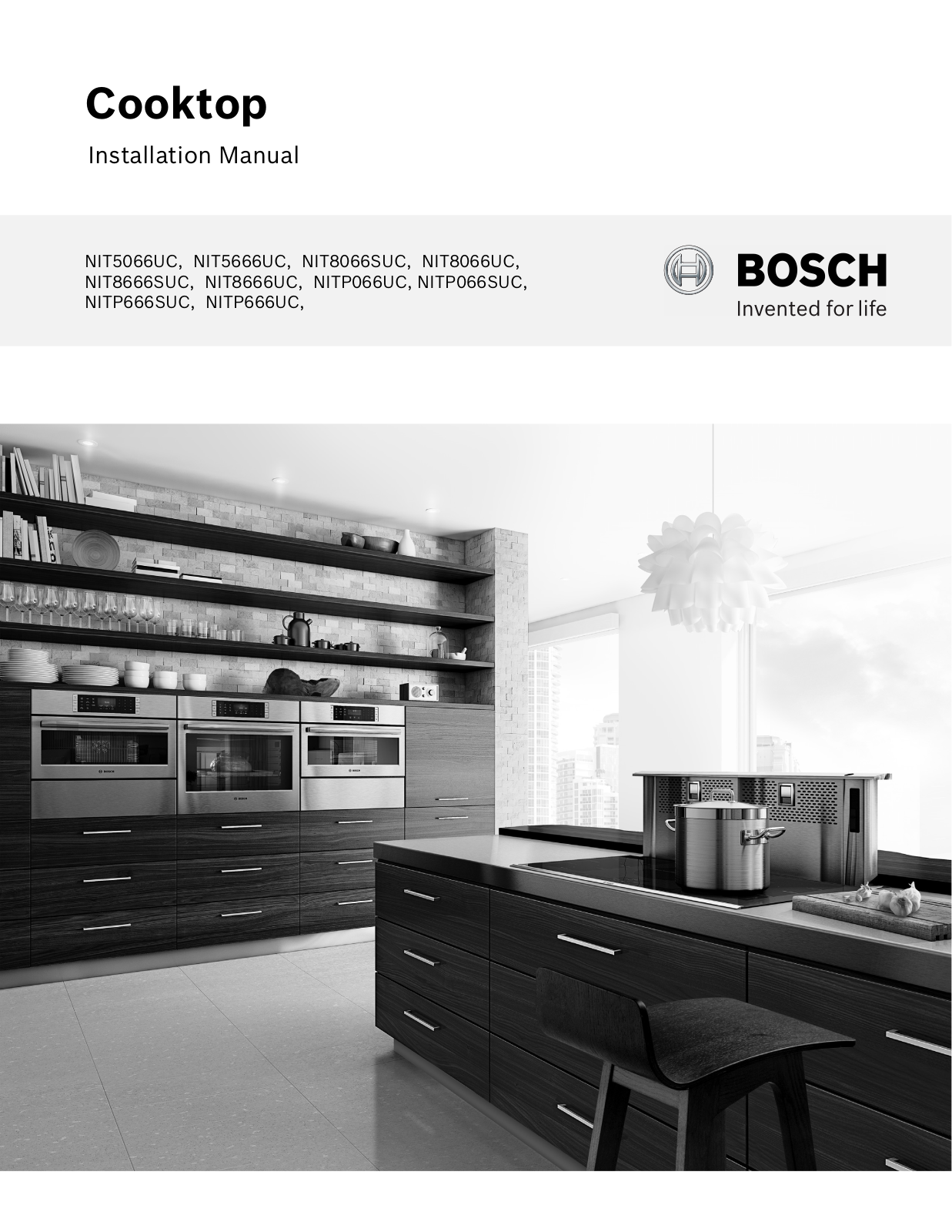 Bosch NITP666UC Installation Manual